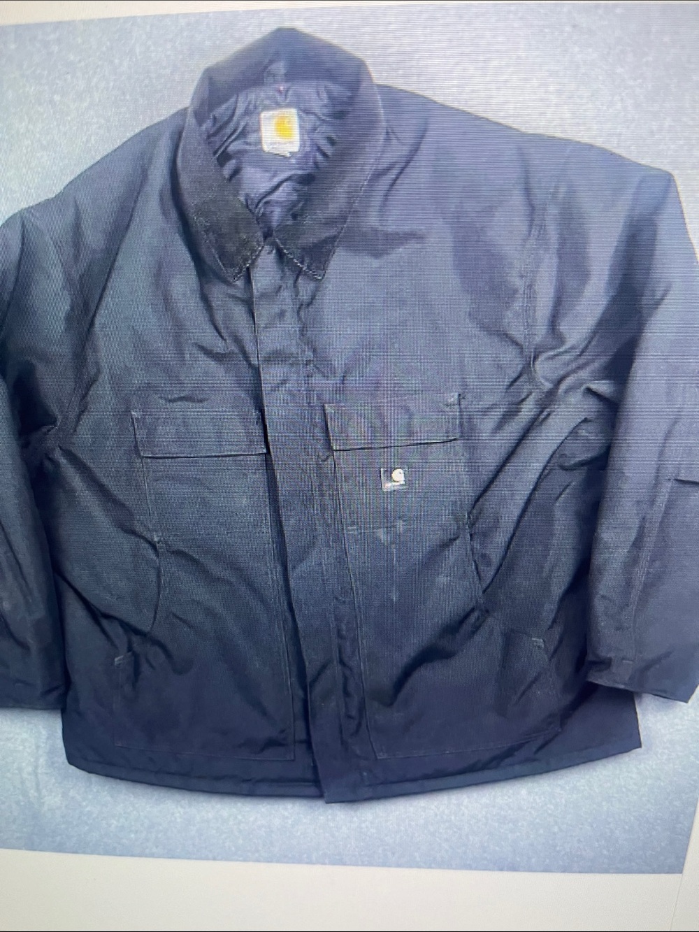 Carhartt Navy Water-Resistant Military Field Jacket